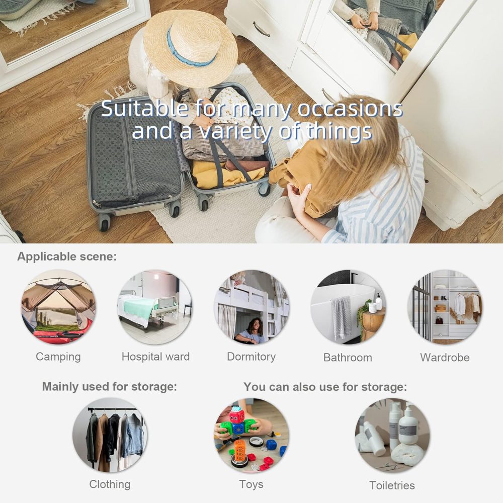 Portable Hanging Travel Shelves Bag Packing Cube Organizer Suitcase Storage Large Capacity - Image 4